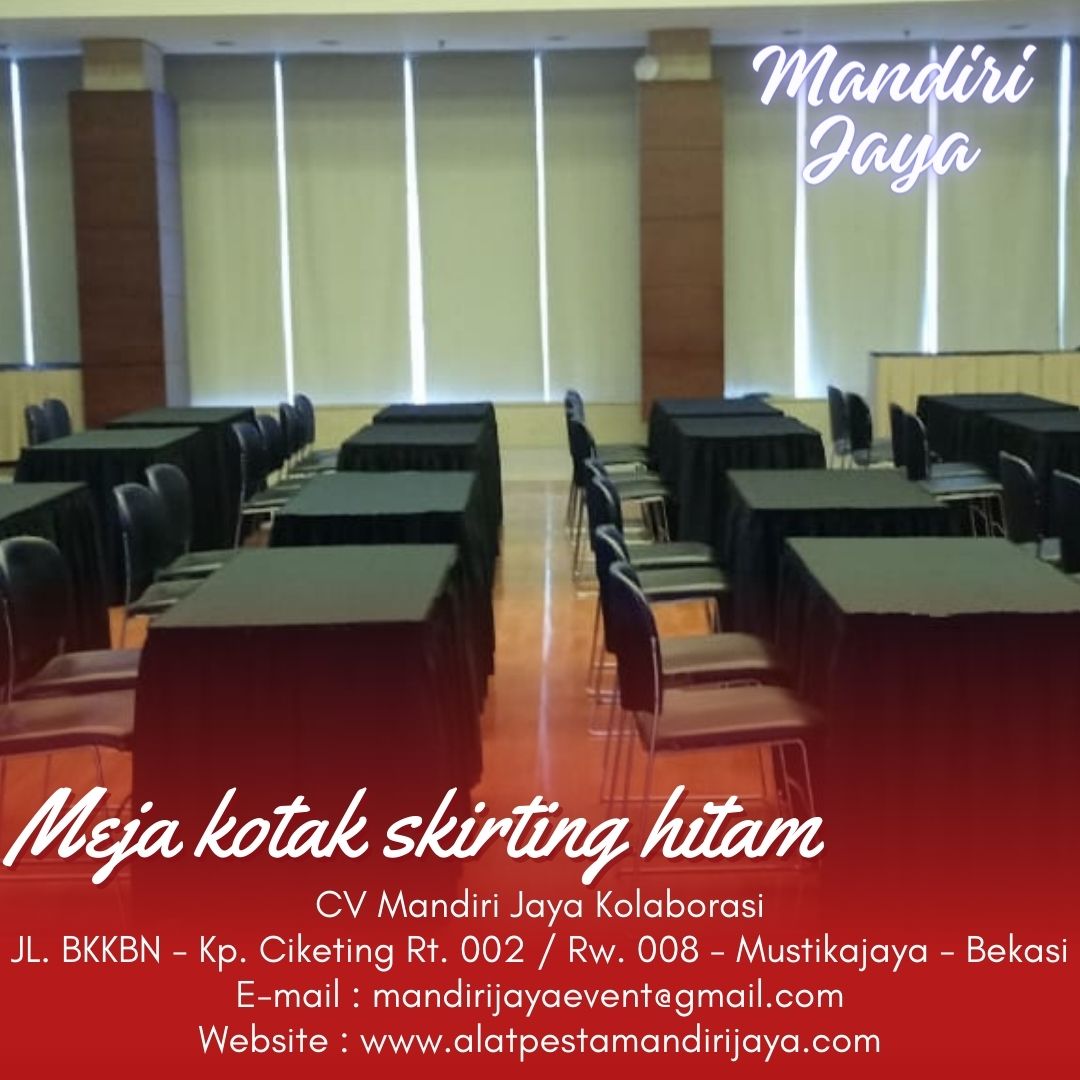 Sewa-Meja-Kotak-120x60cm-Sikirting-Hitam-Jakarta-Timur-2