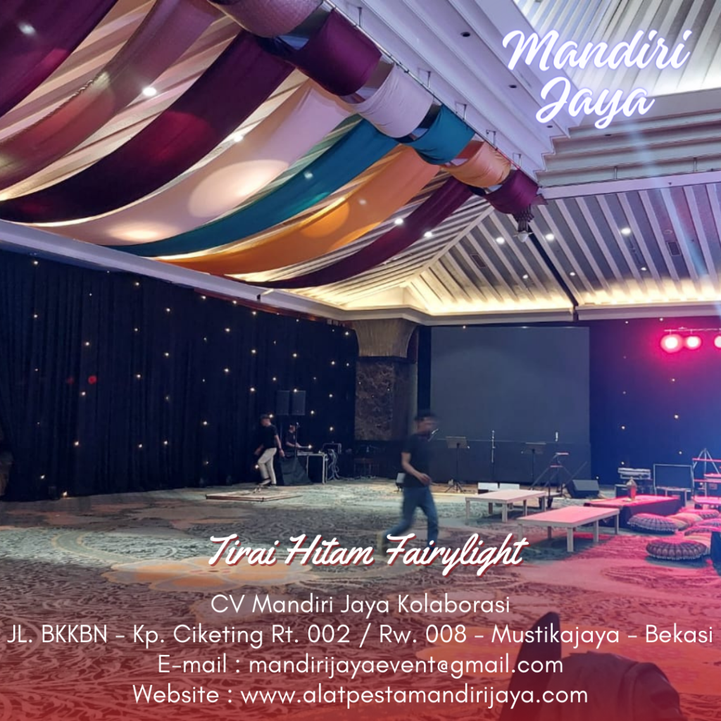 Layanan Terbaik Sewa Tirai Hitam Fairylight Sekitar Jakarta