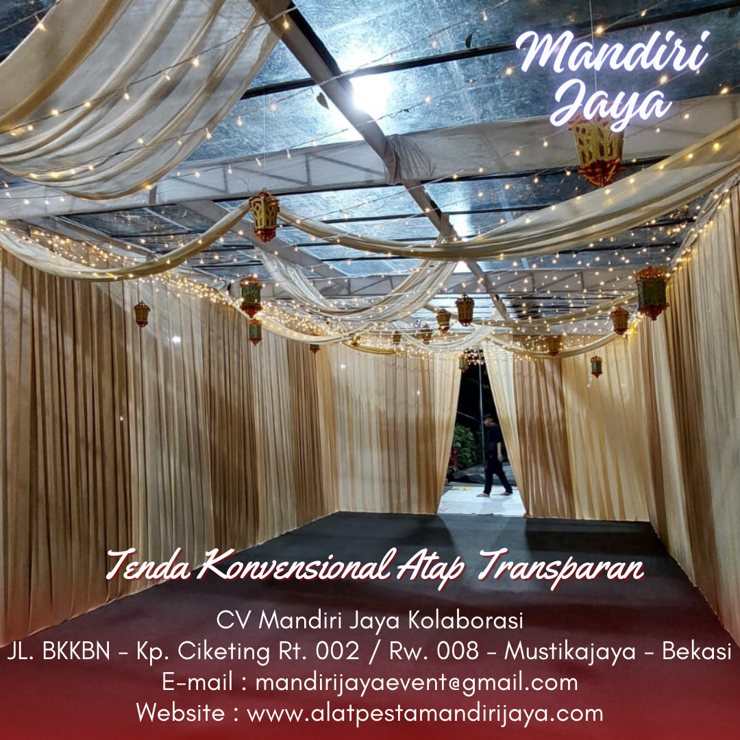 Tempat-Penyewaan-Tenda-Konvensional-Atap-Transparan-Sekitar-Jakarta-2 Tempat Penyewaan Tenda Konvensional Atap Transparan Sekitar Jakarta