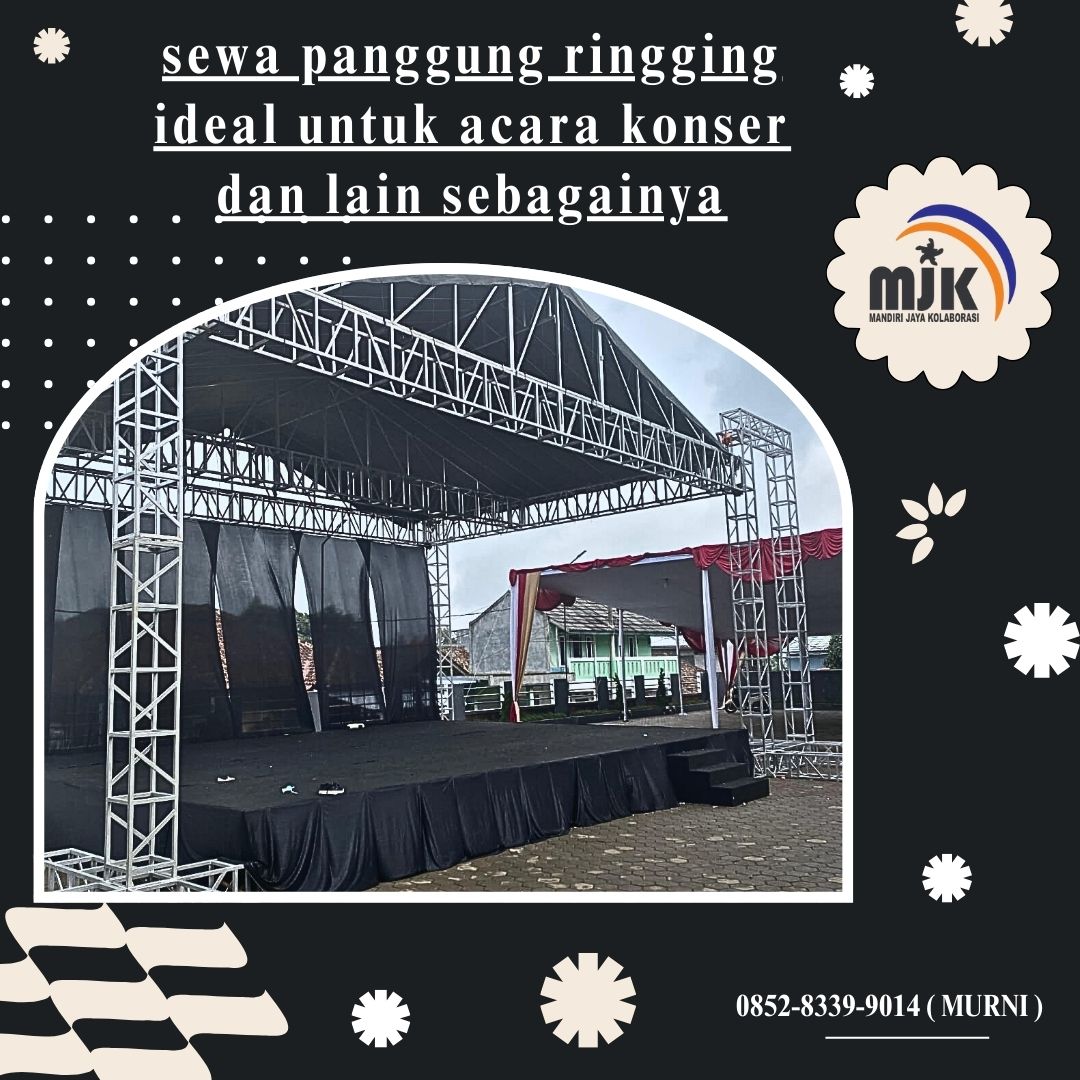 Menyewakan Panggung Outdoor Type Rigging Area Depok