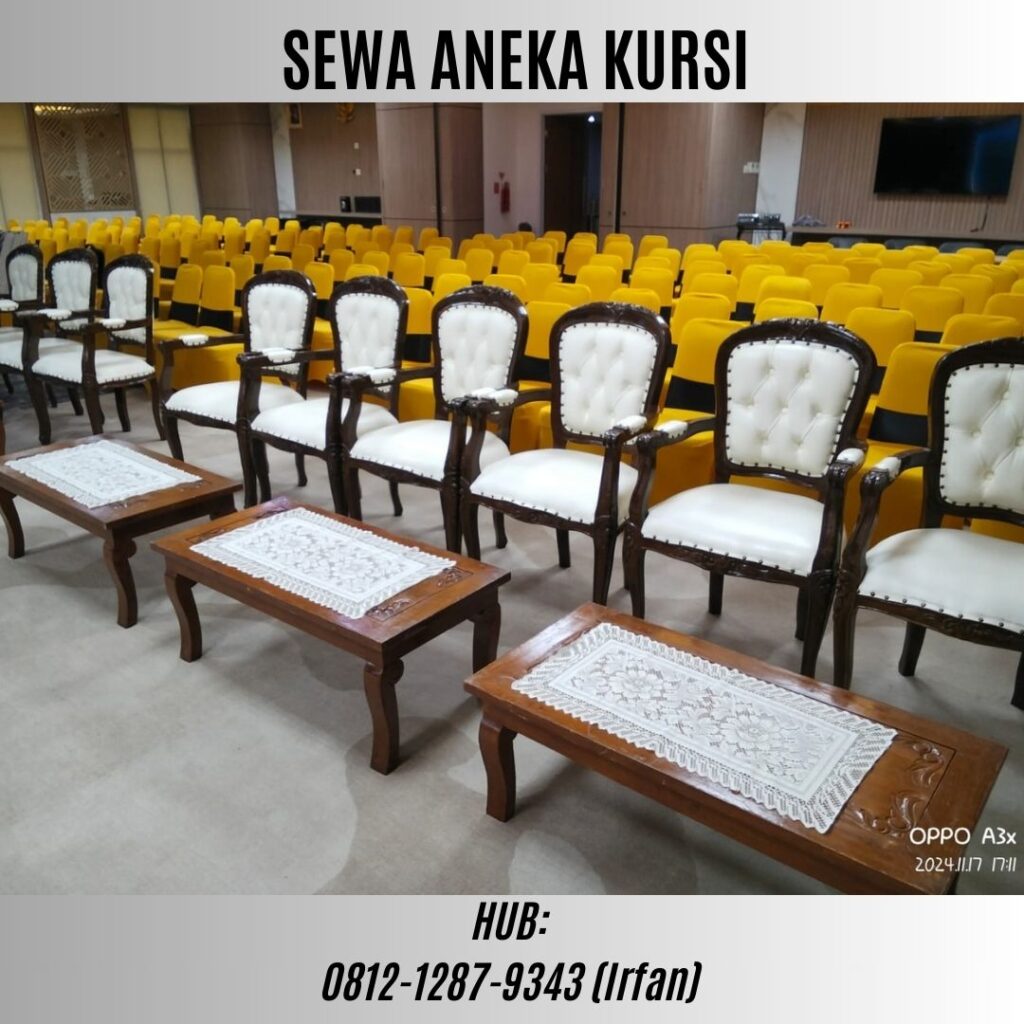 Pusat Sewa Kursi Standar, VIP Kayu,Direktur Dan Anak di Jakarta