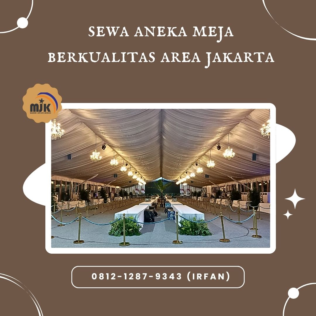 Jasa Sewa Backdrop Jumbo Bahan Multiplek Kokoh Area Jakarta (2) Sewa aneka meja berkualitas siap kirim di area jakarta