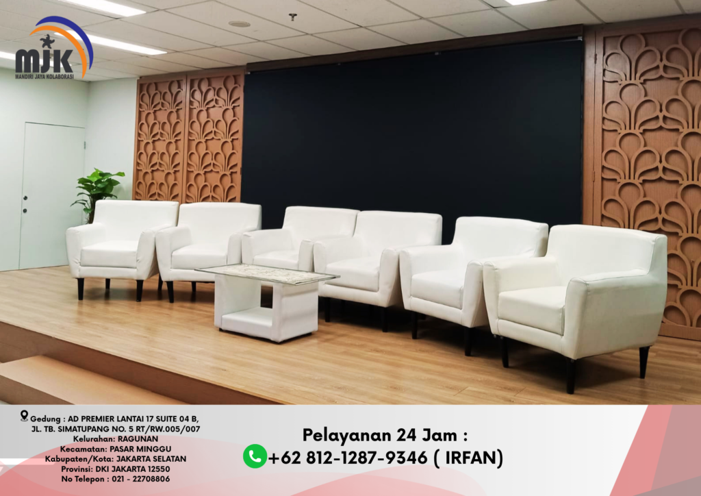 Sewa Sofa Putih Model Scandinavia Depok