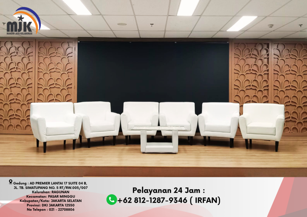 Sewa Sofa Putih Model Scandinavia Depok