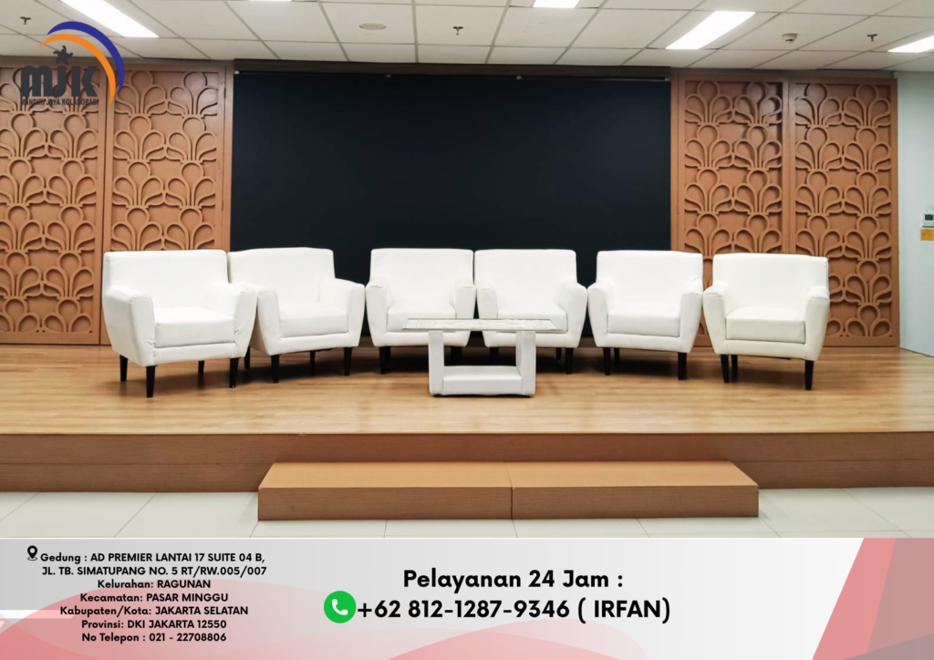 Sewa Sofa Putih Model Scandinavia Depok