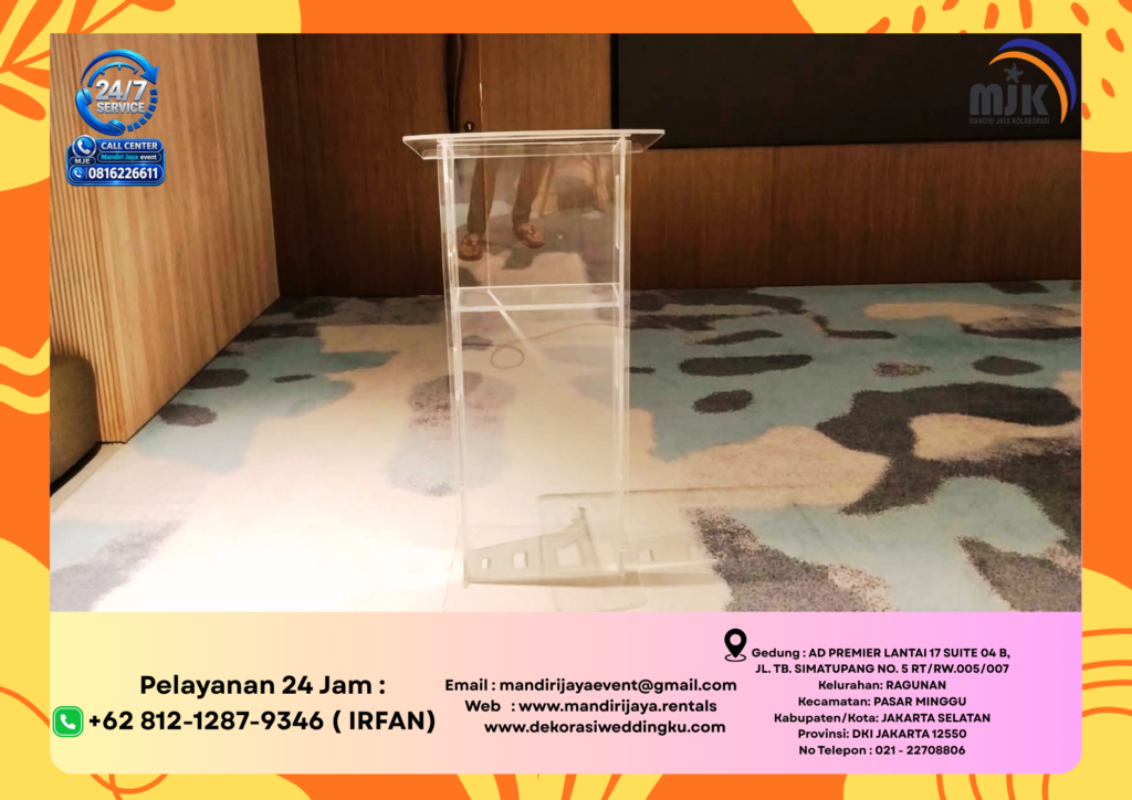 Rental Barstool,Kursi Scrambel,Podium Acrylic Jakarta 081212879346 IRFAN