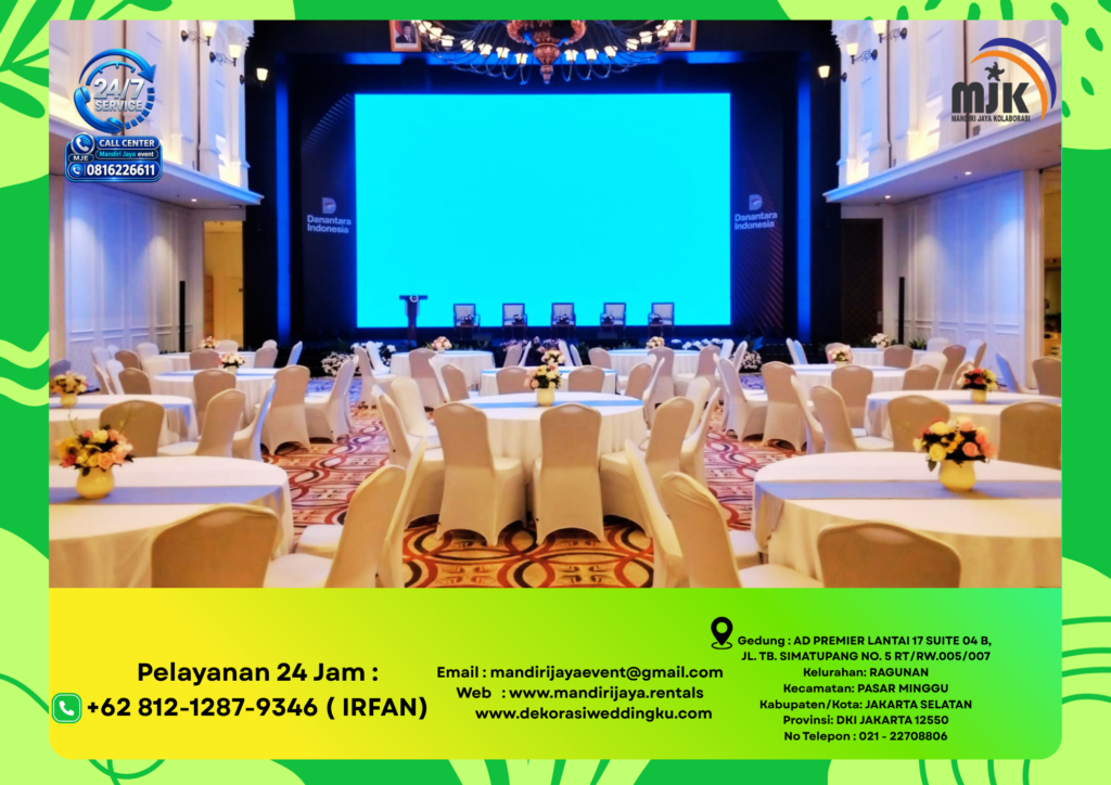 Rental Round Table Dan Kursi Full Cover Jakarta 081212879346 IRFAN