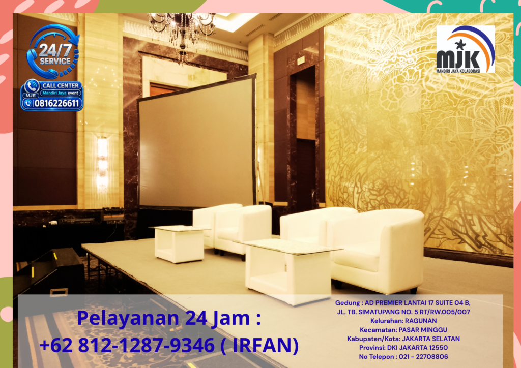 Rental Sofa Oval Putih Set Meja VIP Kaca Jakarta 081212879346 IRFAN