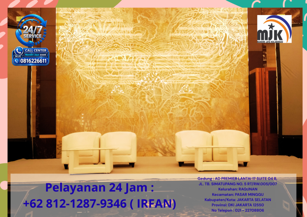 Rental Sofa Oval Putih Set Meja VIP Kaca Jakarta 081212879346 IRFAN