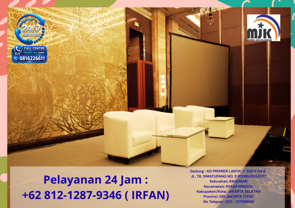 Rental Sofa Oval Putih Set Meja VIP Kaca Jakarta 081212879346 IRFAN