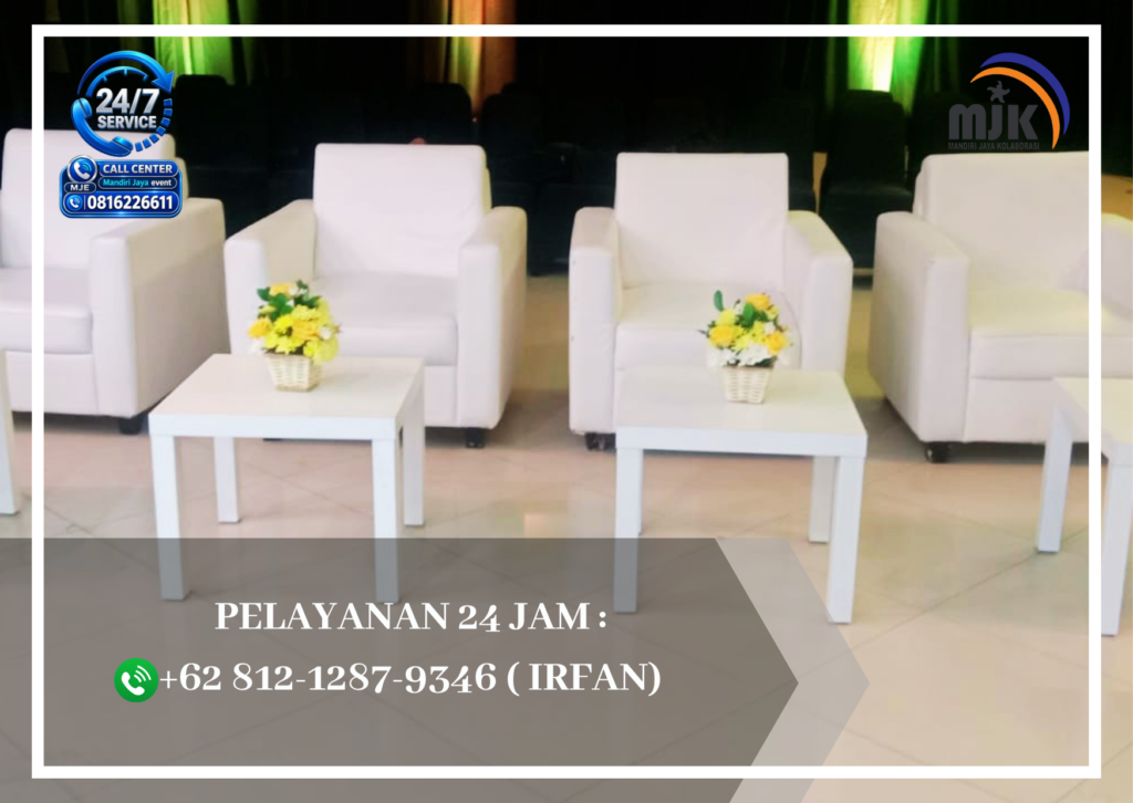 Rental Sofa Putih Jakarta 