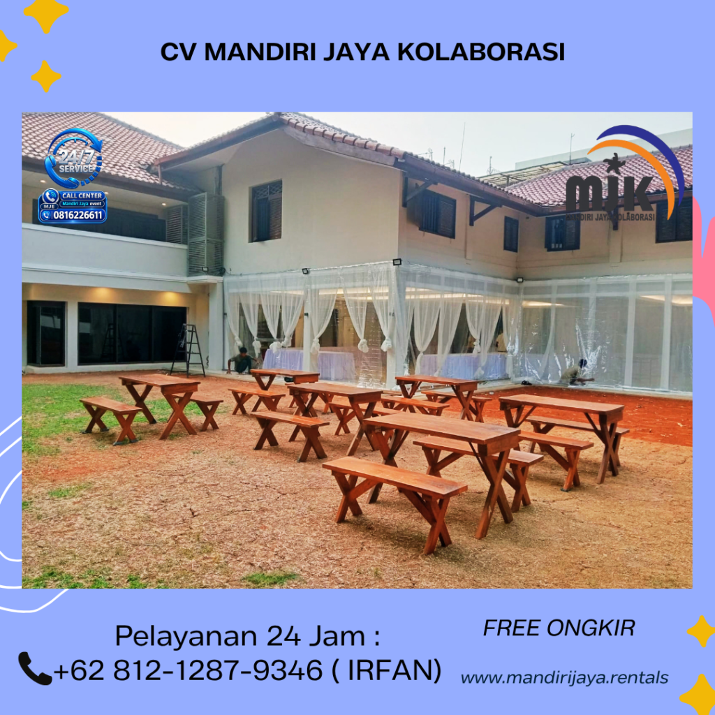 Rental Meja,Bangku Taman Out Door Jakarta 081212879346 IRFAN