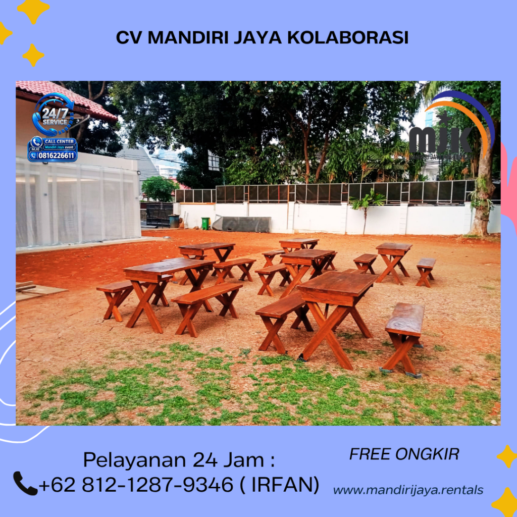 Rental Meja,Bangku Taman Out Door Jakarta 081212879346 IRFAN