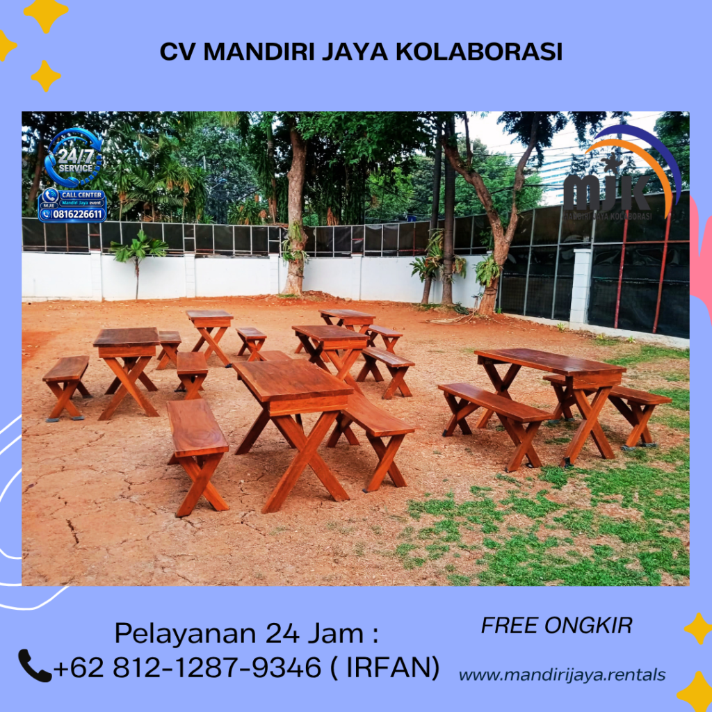 Rental Meja,Bangku Taman Out Door Jakarta 081212879346 IRFAN