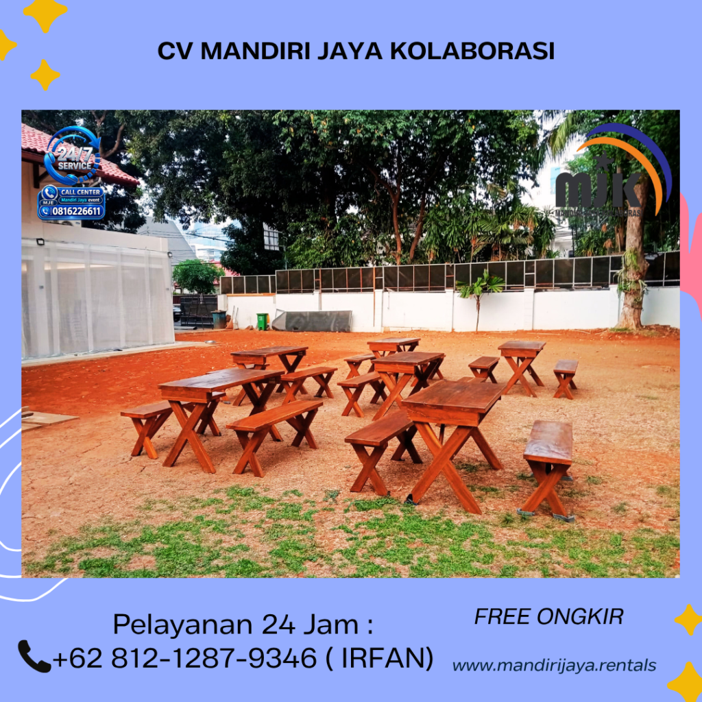 Rental Meja,Bangku Taman Out Door Jakarta 081212879346 IRFAN