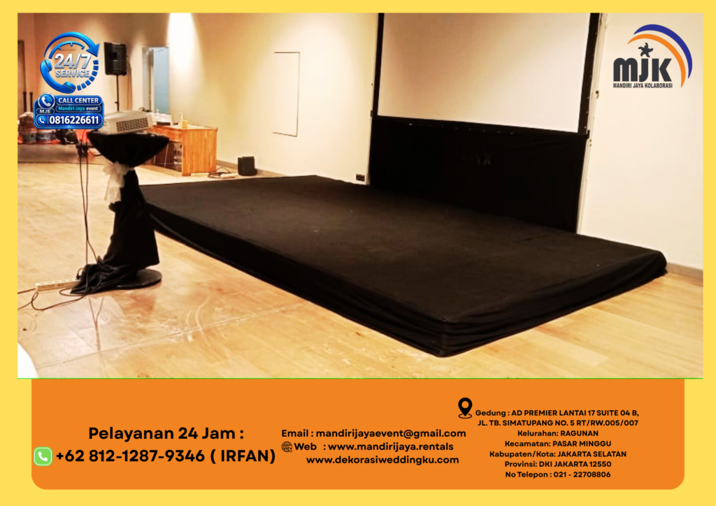Rental Panggung Karpet Hitam Jakarta 081212879346 IRFAN
