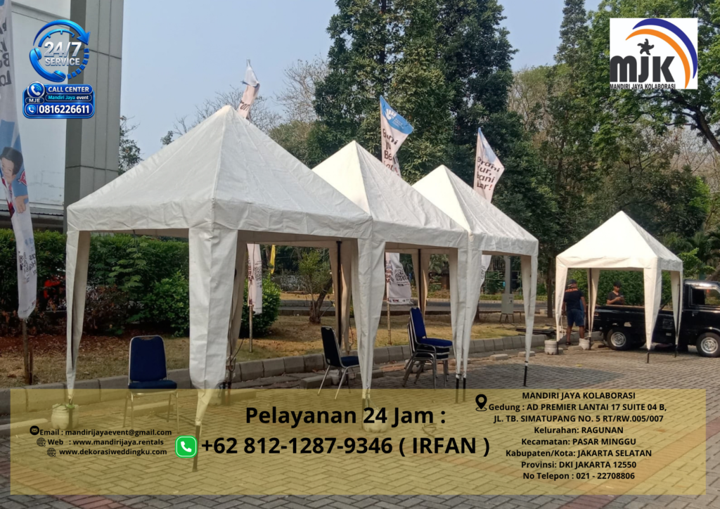 Rental Tenda Bazar,Rowing pembatas Area Event Jakarta 081212879346 IRFAN