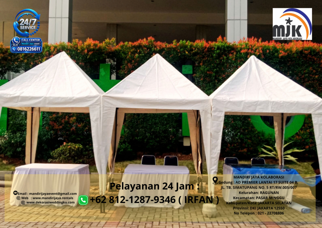 Rental Tenda Bazar,Rowing pembatas Area Event Jakarta 081212879346 IRFAN