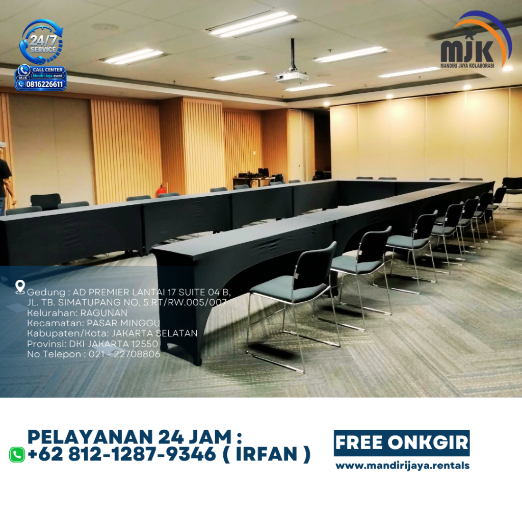 Sewa Meja IBM Cover Ketat Hitam Jakarta 081212879346 IRFAN