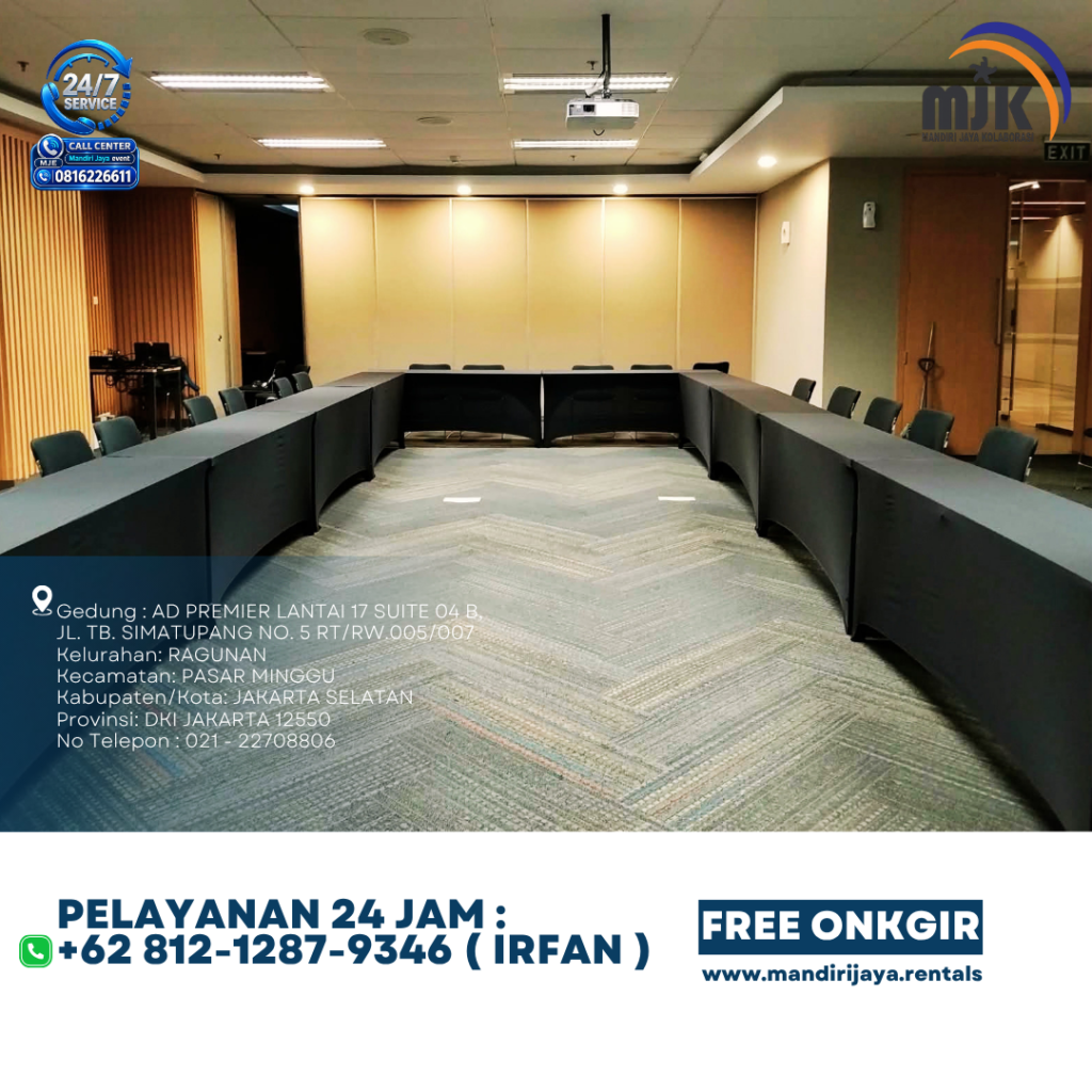 Sewa Meja IBM Cover Ketat Hitam Jakarta 081212879346 IRFAN