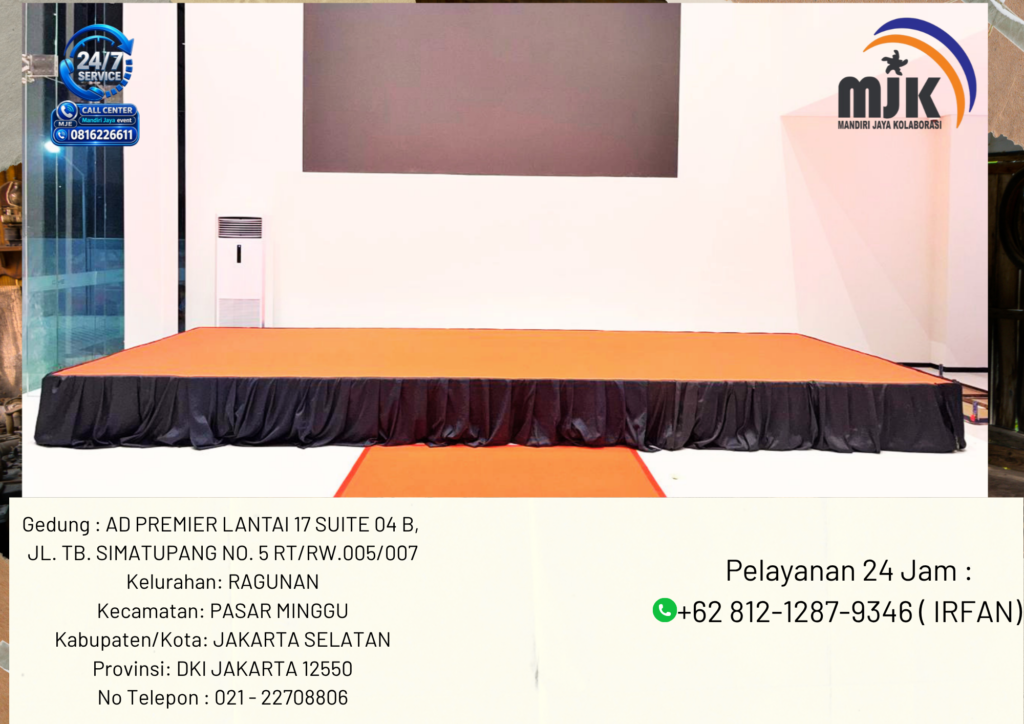 Sewa Panggung,Meja Kaca,Kursi Susun Jababeka 081212879346 IRFAN