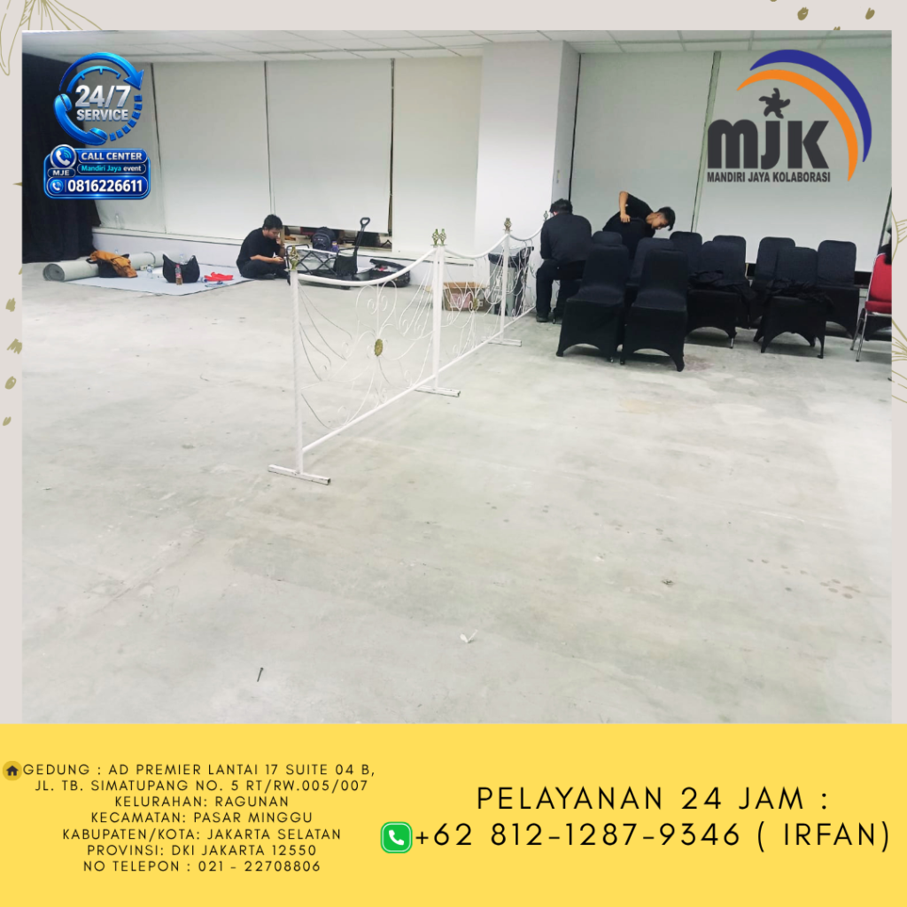 Sewa Pembatas VIP putih jakarta 081212879346