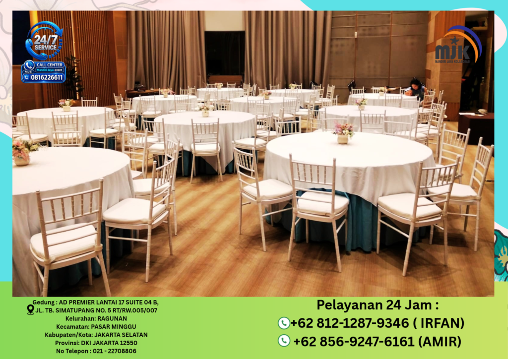 Sewa Round Table,Kursi Tiffany Jakarta 081212879346