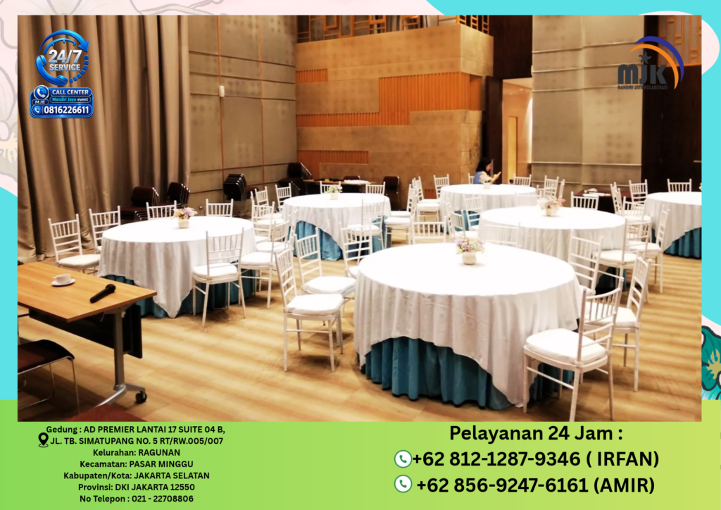 Sewa Round Table,Kursi Tiffany Jakarta 081212879346